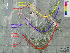 Premier area with target areas for proposed IP survey and exploration drilling in 2023