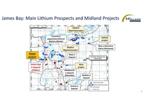 JB Main Lithium Prospects and MD Projects