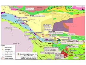 Cameron Fault Corridor Area Geology Map