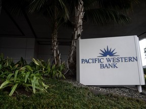Pacific Western Bank sign