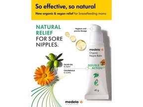 The Organic and Vegan nipple balm provides natural relief to breastfeeding mothers with sore nipples and dry skin thanks to the nourishing and soothing Double Action™ of olive oil and calendula.