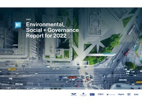 NFI releases its ESG Report for 2022 - Report cover page