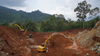 Excavators at a nickel mine in Indonesia