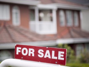 A real estate sign in Vancouver, BC