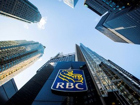 The Royal Bank of Canada in Toronto's financial district.