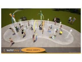 The splash pad will be located in the Township of Woolwich in Waterloo at the Breslau Community Centre, by the picnic shelter and playground area, adding another opportunity for families in the Riverland neighbourhood to come together and enjoy community living. The splash pad will begin construction later this year.