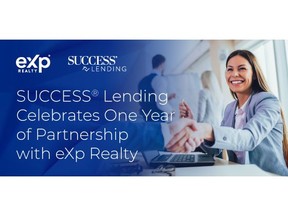 SUCCESS Lending Celebrates One Year of Partnership With eXp Realty.
