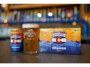 SweetWater ORANGE is brewed with Centennial hops and high-quality local wheat and craft malt from the Root Shoot Malting family farm in Loveland, Colorado. It is also infused with natural orange flavor for an especially easy-drinking experience. Pictured is the brand new 6-pack.