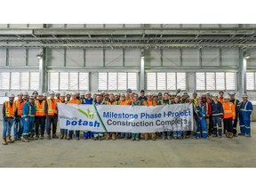 Western Potash Celebration on Construction Complete with Bird Construction
