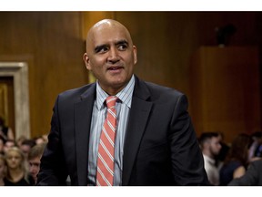 Shailen Bhatt, executive director of the Colorado Department of Transportation (DOT), arrives to a Senate Environment and Public Works Committee hearing in Washington, D.C., U.S., on Wednesday, Feb. 8, 2017. The hearing is entitled Oversight: Modernizing our Nations Infrastructure.
