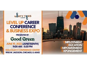 The 40 Tons Level Up Career Conference & Business Expo will take place on Juneteenth in Chicago