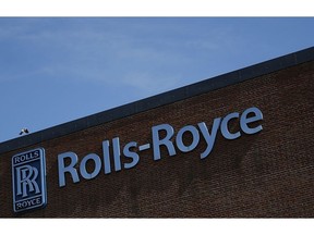 The Rolls-Royce Holdings Plc company logo. Photographer: Darren Staples/Bloomberg