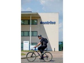 A cyclist passes the headquarters of Centrica Plc at Windsor, U.K., on Tuesday, July 20, 2021. Centrica are due to report earnings on July 22. Photographer: Luke MacGregor/Bloomberg