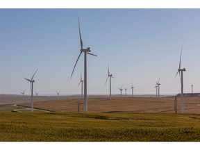 Wind turbines at a wind farm near Vredenburg, South Africa. Photographer: Dwayne Senior/Bloomberg
