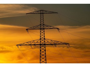 An electricity pylon carrying power lines. Photographer: Krisztian Bocsi/Bloomberg