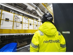 Swedish manufacturer Northvolt AB is close to a deal to build an electric-vehicle battery plant near Montreal.