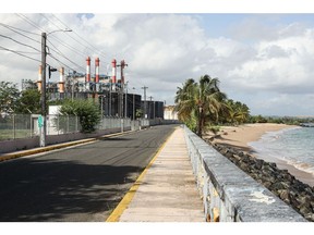 The Puerto Rico Electric Power Authority (Prepa) Palo Seco Power Plant, left, in San Juan, Puerto Rico, US, on Tuesday, August 9, 2022. Puerto Rico's Electric Power Authority and its creditors will again have more time to negotiate a deal to slash $9 billion of debt as the judge overseeing the utility's bankruptcy extended the deadline by two weeks.