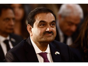 Gautam Adani, billionaire and chairman of Adani Group, during an event at the Port of Haifa in Haifa, Israel, on Tuesday, Jan. 31, 2023. Adani, the Indian billionaire whose business empire was rocked by allegations of fraud by short seller Hindenburg Research, said his company will make more investments in Israel.