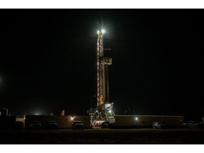 An oil drilling rig in Midland, Texas, US, on Thursday, March 2, 2023. Thousands of miles away from the turmoil on Wall Street, Midland, Texas that ranked No.1 in the US for inflation just over a year ago has since ceded that title – only to lay claim to a different one: the country's pay-raise capital.
