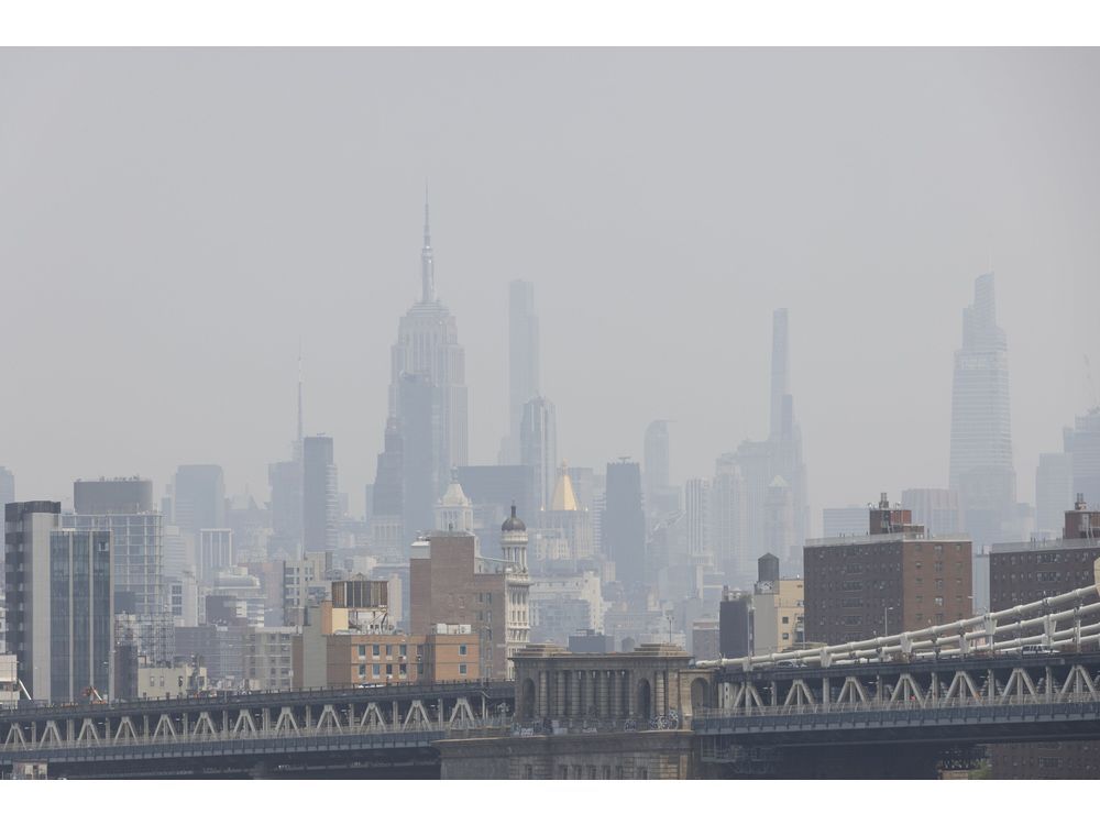 Canada wildfire smoke: New York City has world's worst air pollution