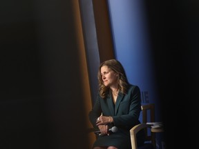 Treasury Secretary Chrystia Freeland in Washington, DC, in April.