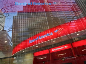 Bank of America left with $100 billion in paper losses on bond market bet.
