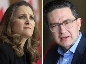 Finance Minister Chrystia Freeland and Conservative Leader Pierre Poilievre both reacted to the Bank of Canada rate hike on June 7.