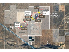 FIGURE 1: Cactus Mine Project Map of Sample Locations