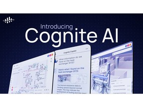 Cognite AI, the Generative AI Accelerator for Industrial Data and Value Realization.