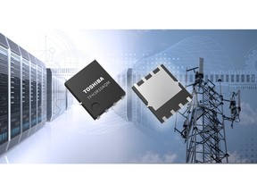 Toshiba: a 100V N-channel power MOSFET "TPH3R10AQM" fabricated with Toshiba's latest-generation process, U-MOS X-H.