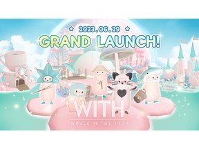 A Mobile relaxing idle game "WITH: Whale In The High" globally opens on June 29, at 3 PM (KST, UTC+9)