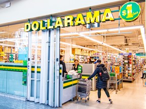 A Dollarama store in Vancouver