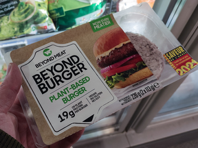Beyond Meat meat alternative in package