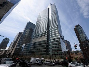 The New York City headquarters of Goldman Sachs.