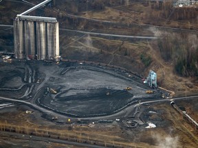 Train cars are loaded with coal at Teck Resources Ltd.'s Elkview Operations steelmaking coal mine in the Elk Valley near Sparwood, B.C.