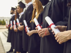 New graduates should set a goal to pay for school without getting into major debt, expert says.