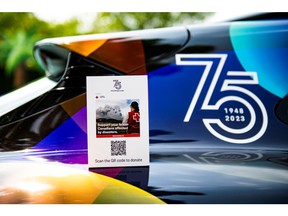 Sports car brand gives back on its 75th anniversary