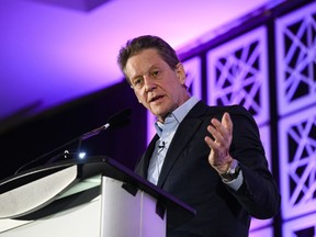 Robert Friedland, founder and executive co-chairman of Ivanhoe Mines Ltd., speaks at the Prospectors & Developers Association of Canada (PDAC) conference in Toronto