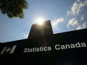 The Statistics Canada building and sign in Ottawa