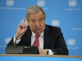 U.N. secretary General Antonio Guterres