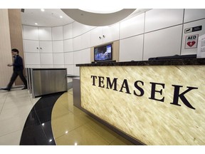 Temasek Holdings headquarters in Singapore  Photographer: Bryan van der Beek/Bloomberg