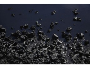 Pieces of coke litter the ground at the AK Steel Company mill in Middletown, Ohio, U.S., on Friday, Sept. 24, 2016. Photographer: Luke Sharrett/Bloomberg