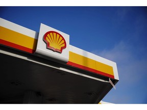 Signage is displayed outside a Royal Dutch Shell Plc gas station in Torrance, California, U.S., on Sunday, July 28, 2019. Royal Dutch Shell is scheduled to release earnings figures on August 1. Photographer: Patrick T. Fallon/Bloomberg