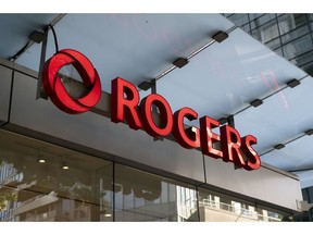 A Rogers store in Vancouver, British Columbia, Canada, on Tuesday, Sept. 6, 2022. Rogers Communications Inc. is still waiting to see if it can win regulatory approval for a takeover of a smaller Canadian cable company, 17 months after it was first announced.