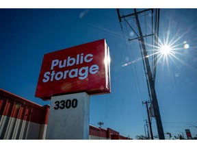 A Public Storage facility in Sacramento, California, US, on Monday, Feb. 6, 2023. Public Storage unveiled an unsolicited $11 billion bid Sunday for Life Storage Inc. in a move aimed at boosting profitability.