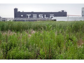 The Tesla Inc. Gigafactory in Shanghai, China. Source: Bloomberg