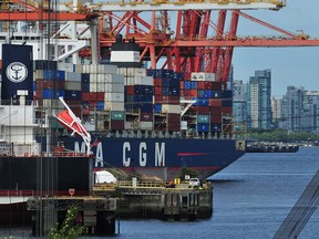 The Port of Vancouver, one of 30 B.C. ports affected by the strike.