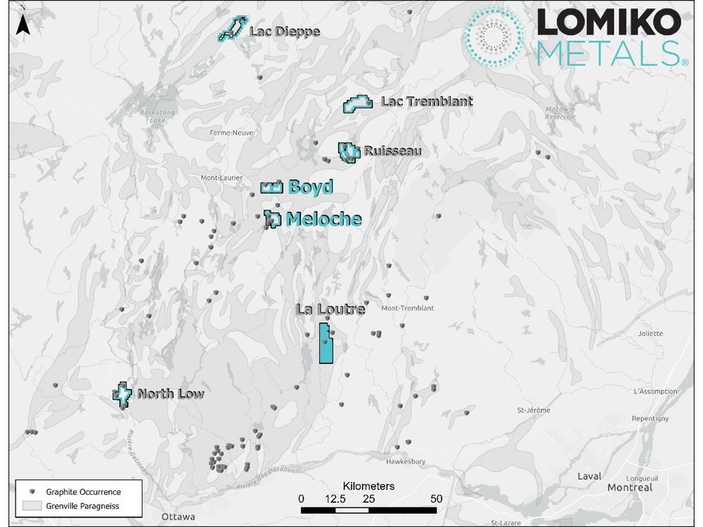 Figure 1: Grenville project claim blocks