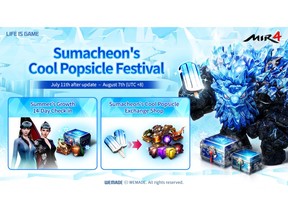 Wemade announces MIR 4 Sumacheon's Cool Popsicle Festival on July 11