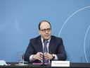 Charles Emond, chief executive officer of Caisse de depot et placement du Quebec. Emond, defended the pension fund's Azure investment and said, 